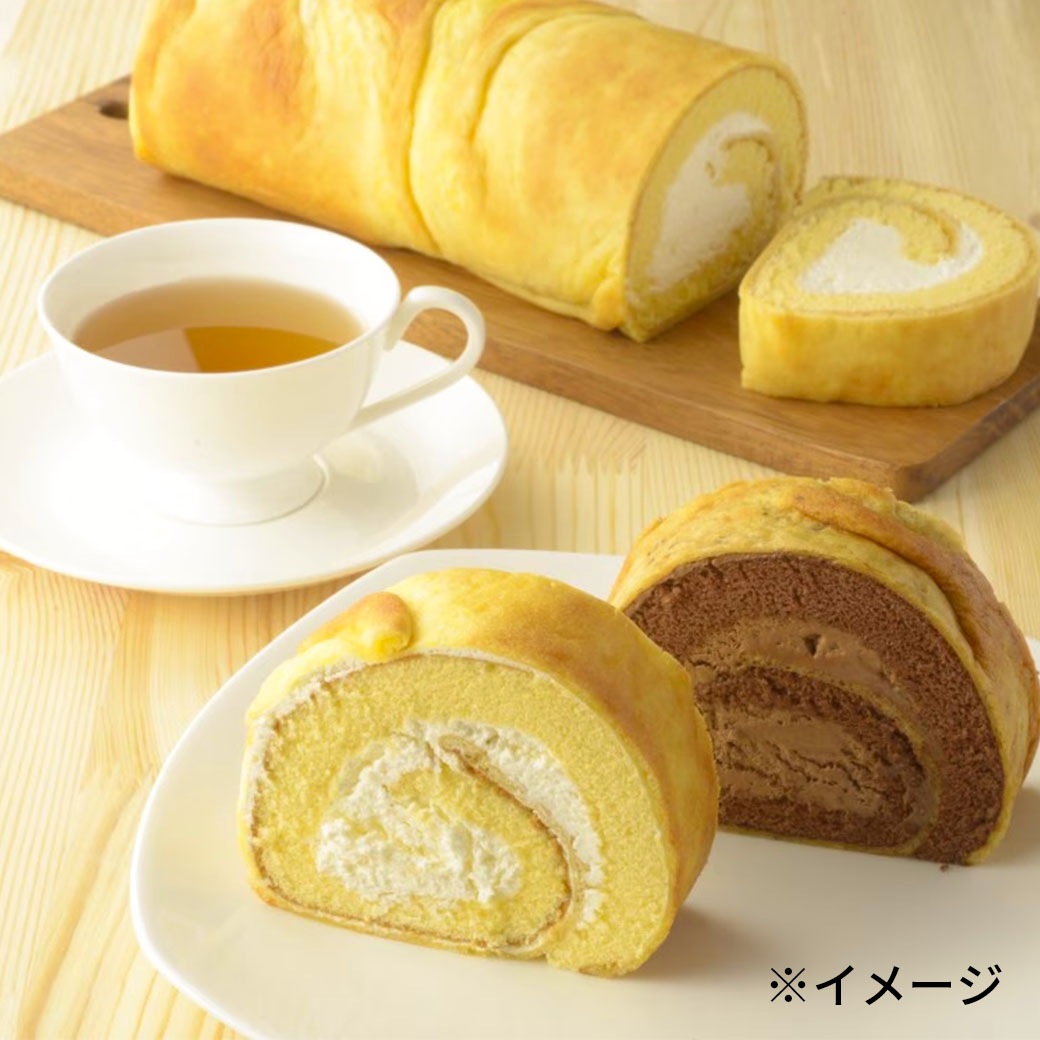 【送料込!】南アルプス市 清月 人気 No.1!シュー生地に包まれた新食感イタリアンロール(プレーン)