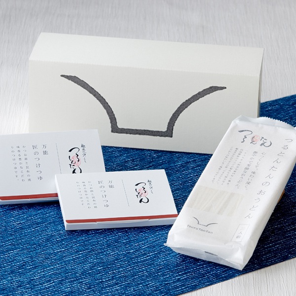 【日本各地のお土産】（送料はまとめ買いがお得！）大阪　「つるとんたん」 おうどん（つけつゆ付／乾麺200g×1、匠のつけつゆ50g×2）