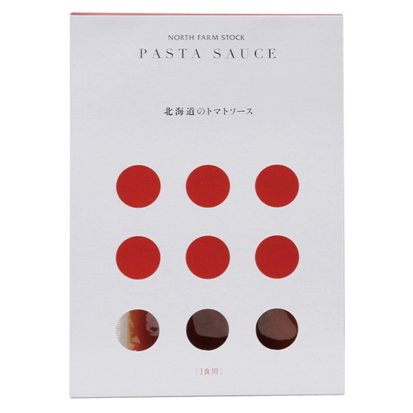 【日本各地のお土産】（送料はまとめ買いがお得！）北海道「ノースファームストック」 北海道のトマトソース（60ｇ）