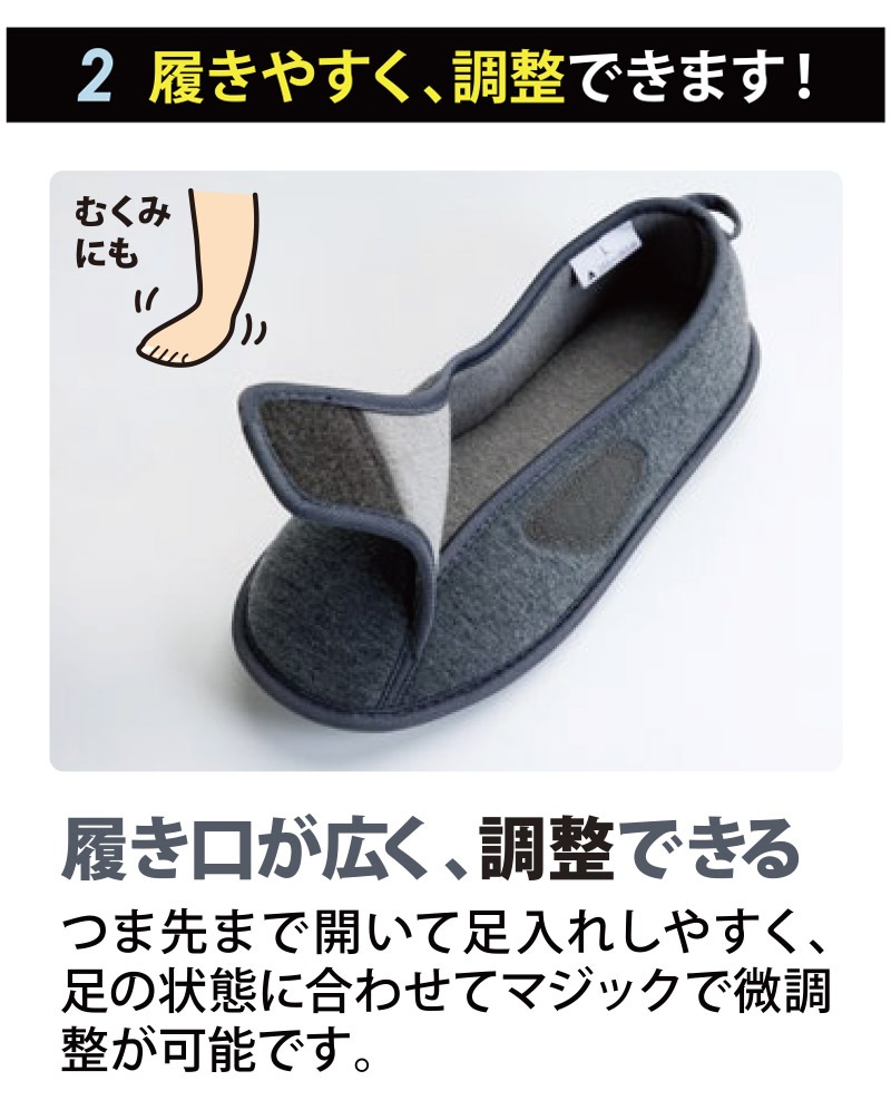 【送料込】散乱した床でもケガせず歩ける！防災ルームシューズ