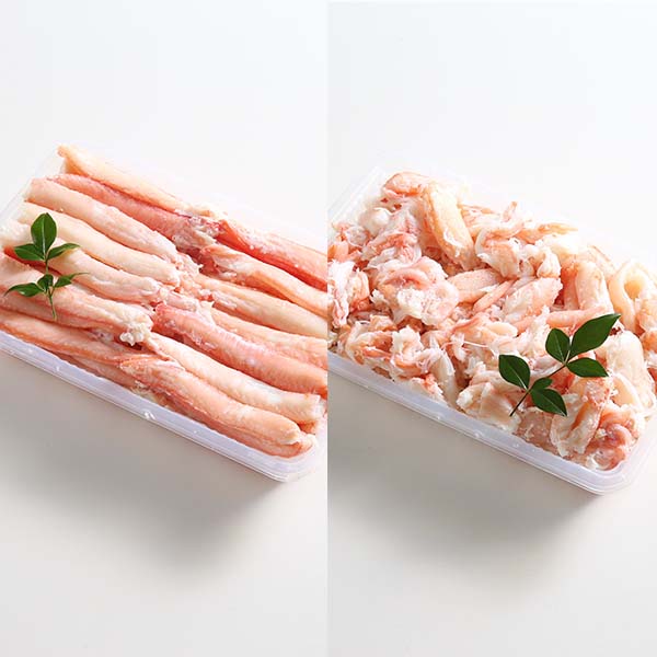 本場日本海 香住漁港水揚げ! むき香住がにセット｢棒身 300g･バラ身 300g｣/1セット