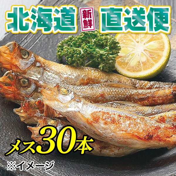 【北海道新鮮直送便】（送料はまとめ買いがお得！）子持ちししゃも（メス30本）