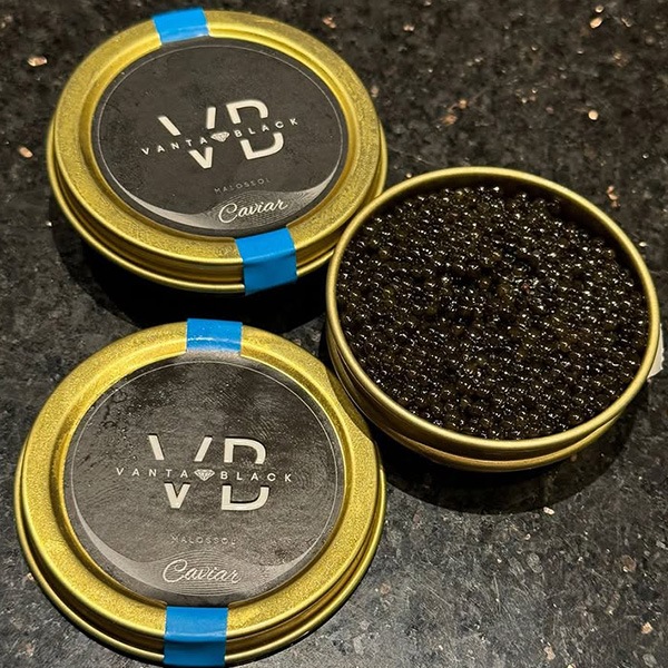 【日本販売記念特別企画】50%OFF！高級キャビア　10～12年物（VANTA BLACK)　30ｇチョウザメ品種を厳選