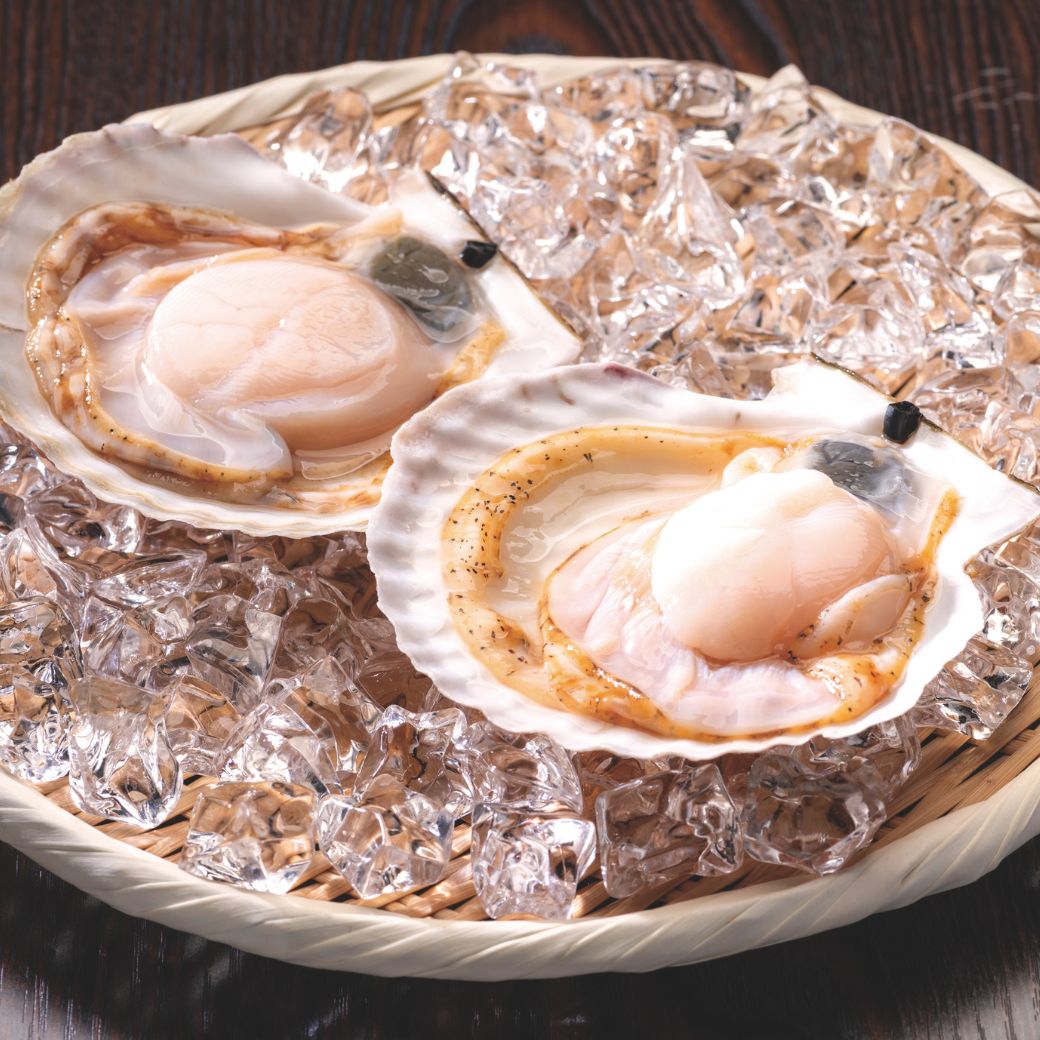 【送料込】北海道『天然 活ほたて』～濃厚な味わい・凝縮された旨み～１パック（約2kg10~14枚）セット