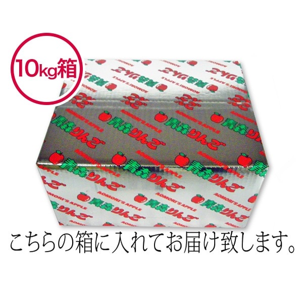 🍎☆2025年秋販売予定☆🍎青森県りんご「サンふじ」　産地直送！【ご贈答向き：10kg】　おまとめ買いがお得！（2箱買っても送料一律1,100円！－ただしお届け場所は同一1か所、同一kgの箱に限ります）