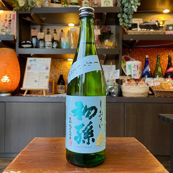 【ホップスの地酒 オリジナルセット】 山形県鶴岡市あつみ温泉【数量限定酒】初孫『摩耶山・しおさい』夏のお酒 飲み比べセット（オリジナル蛇の目猪口付き）