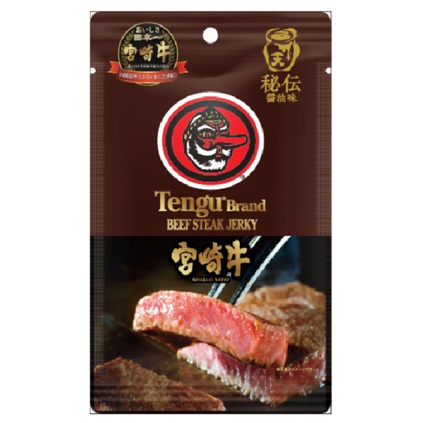 【日本各地のお土産】(送料はまとめ買いがお得!)宮﨑 「テング」 ビーフジャーキー 宮崎牛(25g)