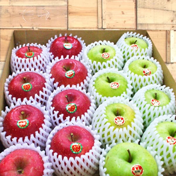 🍎☆2025年秋販売予定☆🍎青森県りんご　人気の2品種！詰合せ　「サンふじ・王林」　産地直送！【ご贈答向き：10kg】　おまとめ買いがお得！（2箱買っても送料一律1,100円！－ただしお届け場所は同一1か所、同一kgの箱に限ります）