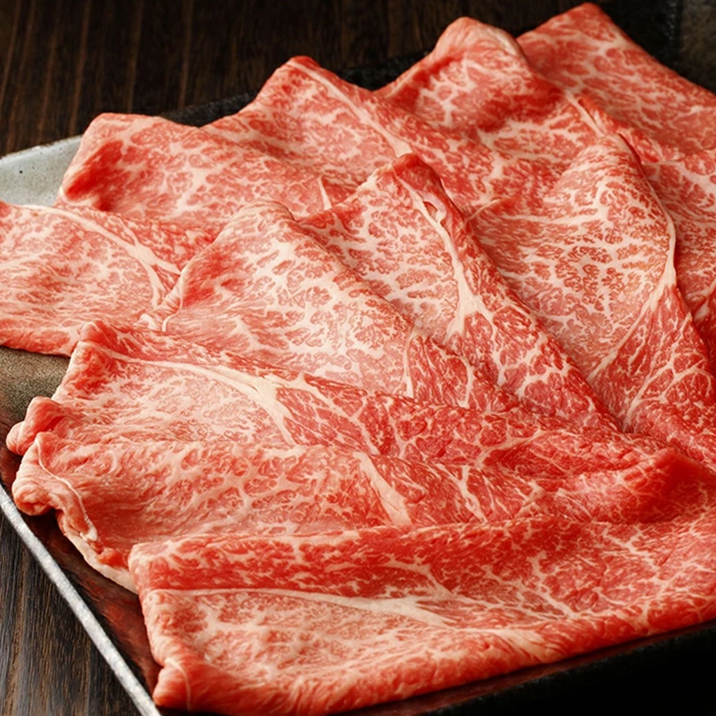 【送料込】愛知が誇るブランド『みかわ牛』！A4ランク以上・「しゃぶしゃぶ ・すき焼き用500gセット」