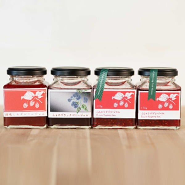 北海道富良野市山部よりお届け！無農薬ふらのラズベリージャム4本セット（170g×４本）　