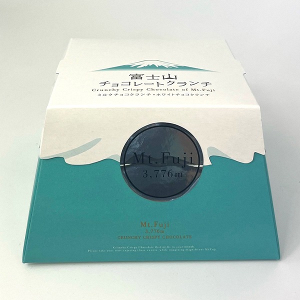 【日本各地のお土産】（送料はまとめ買いがお得！）静岡　富士山チョコレートクランチ 12個入（ミルクチョコクランチ6個、ホワイトチョコクランチ6個／84g）