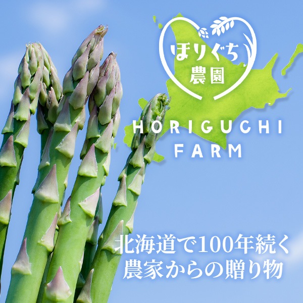 【いよいよ6月15日まで】北海道ほりぐち農園から直送！朝採り収穫みずみずしいアスパラ　サイズ混合（L～S）無選別品