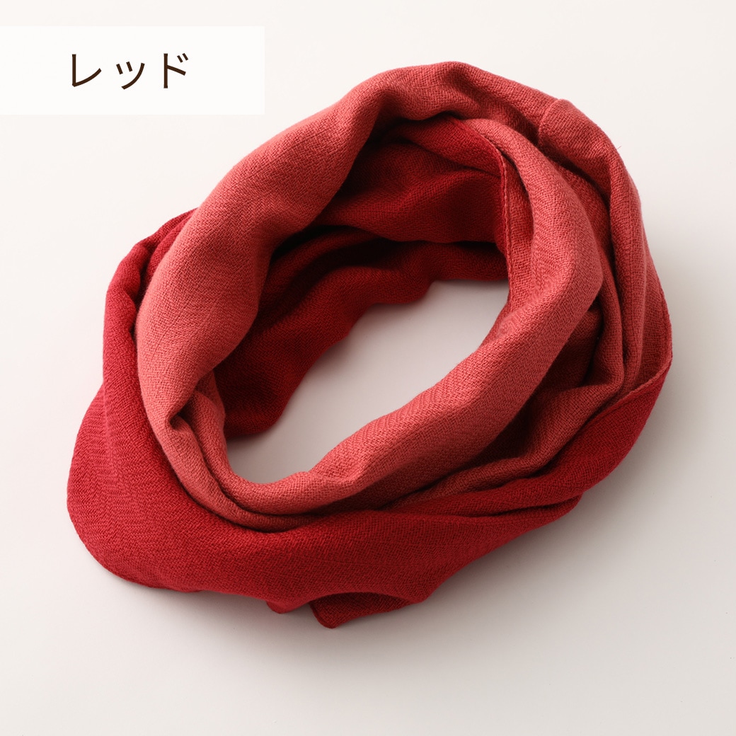 【送料込】表と裏が異なる配色・クルクル巻くと違う表情が楽しめる!おしゃれなマフラー【男女兼用】『今治 コットンスヌード』<全8色>