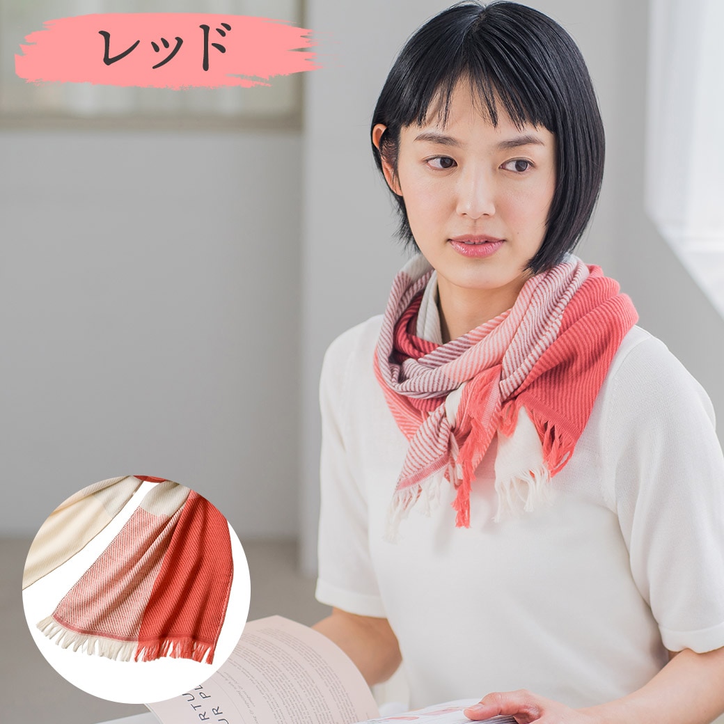 【2026新作】『今治 ツイルブロックマフラー＜全5色＞』【男女兼用】ふんわり軽やかで鮮やかな彩り！UVケア、汗拭き、冷房対策に！【2本以上で送料無料!!】