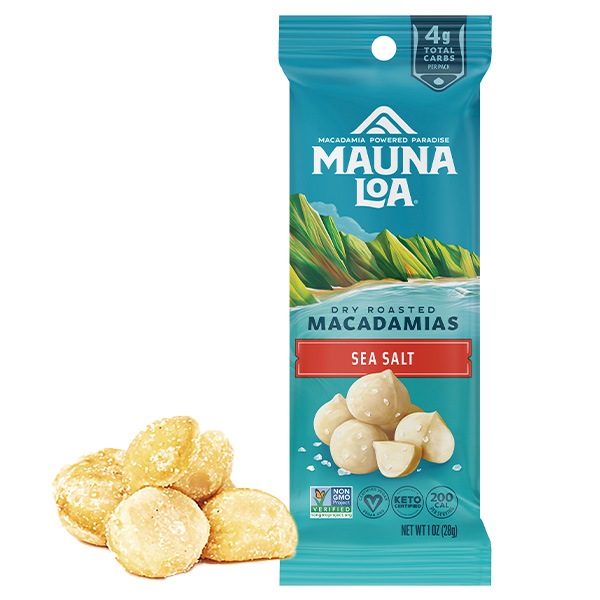 【世界のお土産】（送料はまとめ買いがお得！）ハワイ 土産 マウナロア ハワイアンシーソルト マカデミアナッツ スナックサイズ 12袋入り