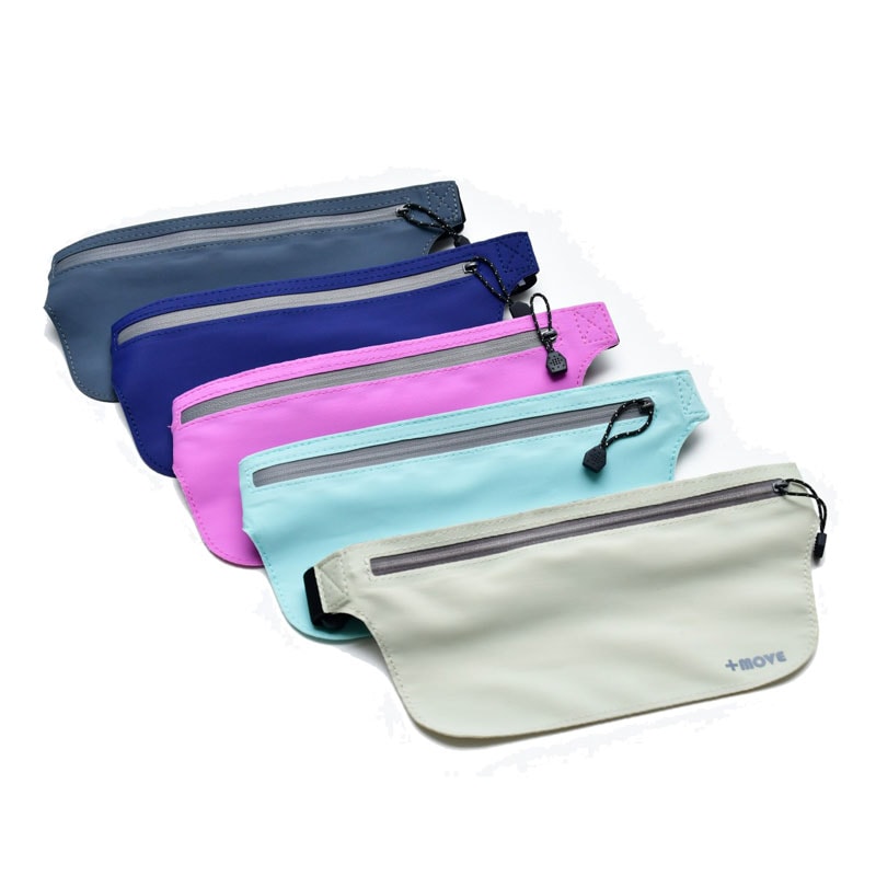 (4512008539018/25/32/49/56)プラスムーブ スマートポケット ウエストポーチ 貴重品 旅行用防犯 盗難防止 セキュリティ 海外旅行 薄型 軽量 コンサイス CONCISE
