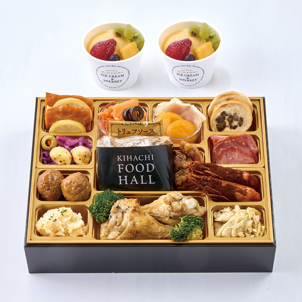 【2027年新春おせち】東京青山「KIHACHI」監修 KIHACHI FOOD HALL　オードブル＆アイス