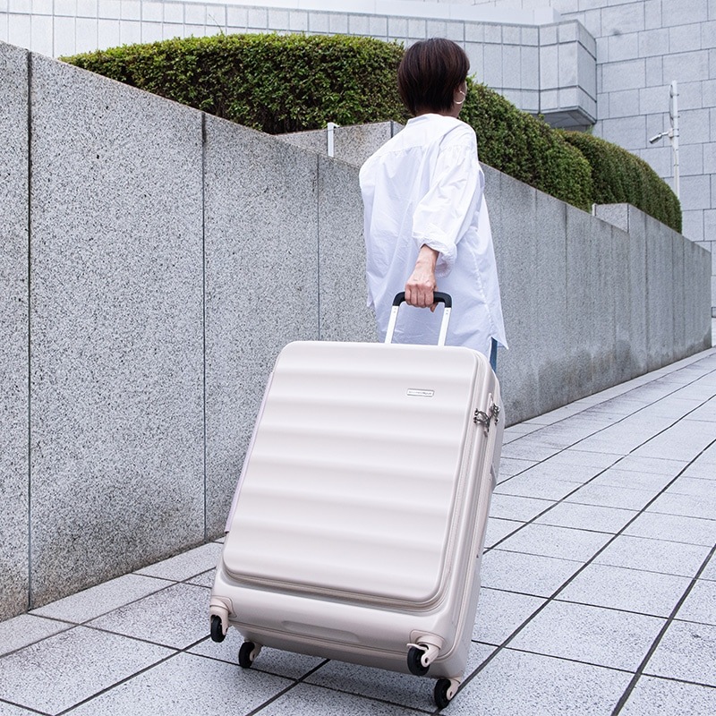 (4512008545064/71/88)Nouvelle Vague ヌーベルバーグ LNV002 95L 74cm スーツケース 7泊 横開き ガルウイングフロントオープン 超軽量 静音 ストッパー ファスナー ダイヤルロック