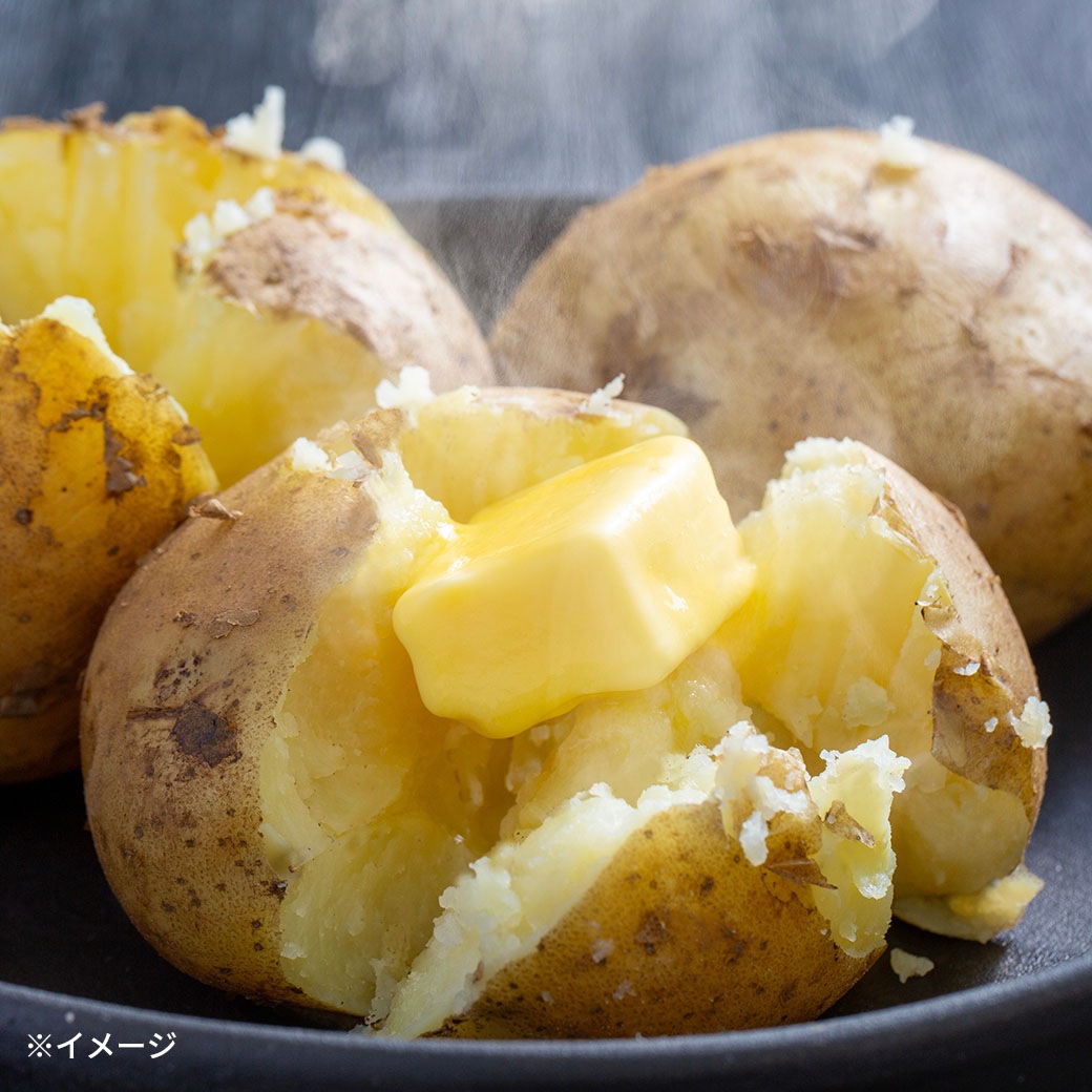 【送料込】北海道 北見産 越冬じゃがいも「スノーマーチ」(3kg)+ 玉ねぎ(3kg)セット