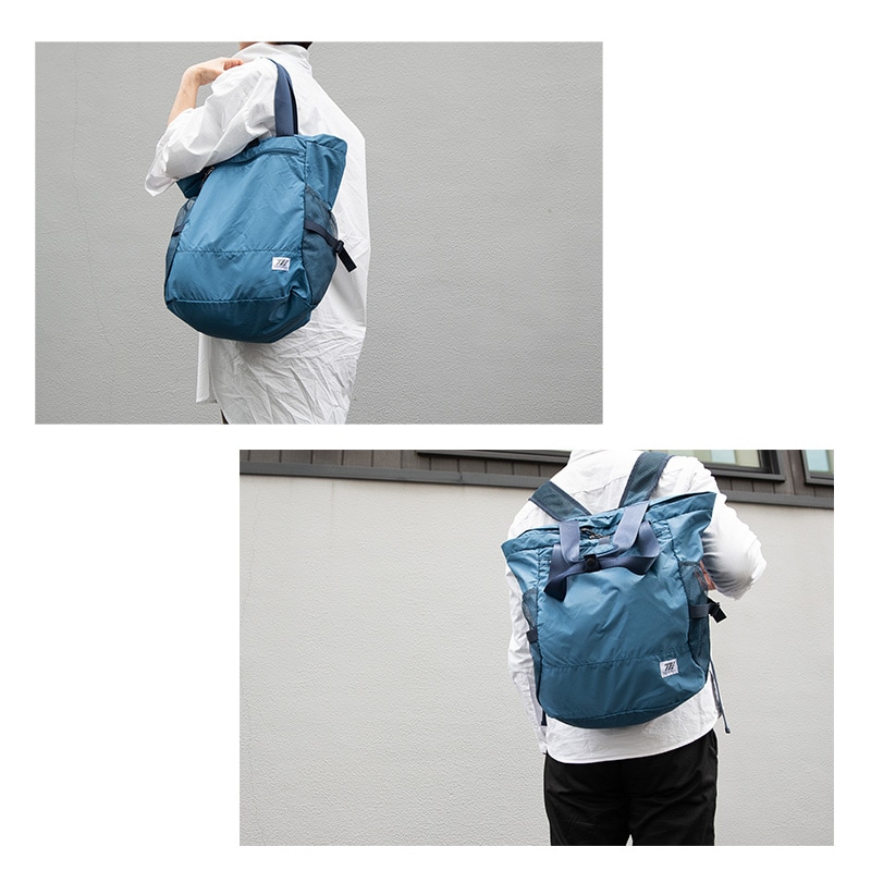 （4512008569947/54/61）折りたたみ 防水 リュック トートバッグ 2WAY メンズ レディース ユニセックス コンパクト 旅行 トラベル トラベルイクイップメント コンサイス CONCISE