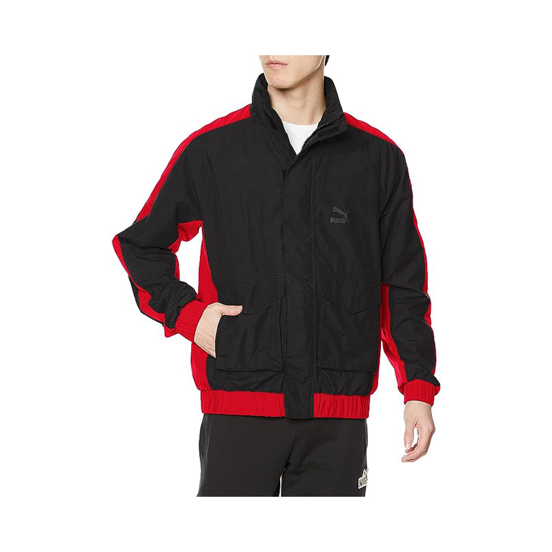 PUMA メンズ PRIME CLASSICS ウーブン ジャケット（ブラック）サイズ: M　　