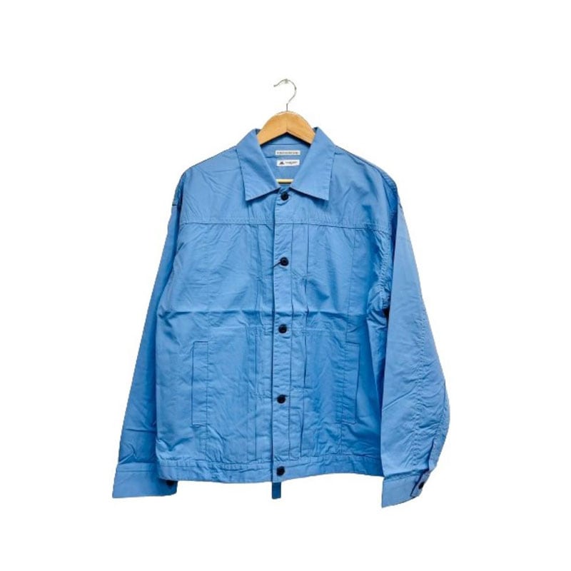 THOMAS MAISON メンズ 2ndタイプミックスジャケット(ブルー)サイズ:M
