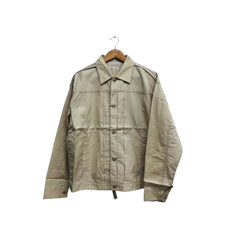 THOMAS MAISON メンズ 2ndタイプミックスジャケット(ベージュ)サイズ:L