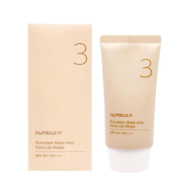 [1個]numbuzin (ナンバーズイン) 3番 ノーファンデ陶器肌トーンアップクリーム　50ml　