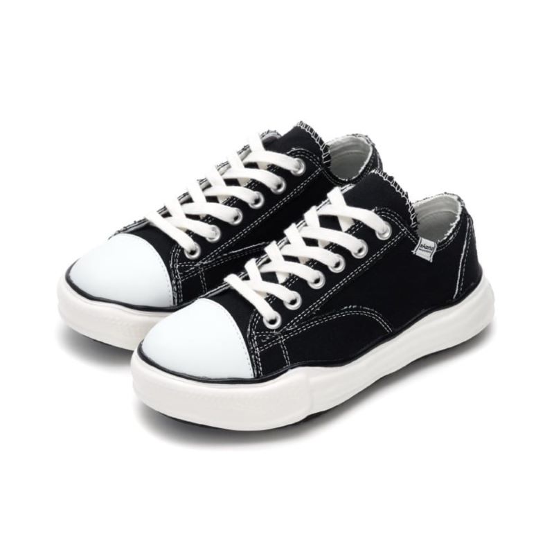 23.0cm SKONO レディース Oversole Canvas Sneakers（BLACK）　　