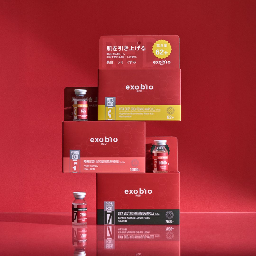 [1セット]exobio(エクソバイオ) EXOBIO 357 RED 3種セット　各15ml×2本　