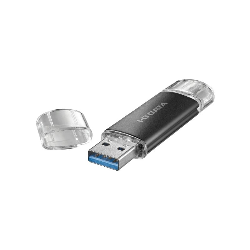[送料無料][1個]【直送品】USB-A＆USB-C搭載USBメモリー（USB3.2 Gen1） 128GB ブラック　　