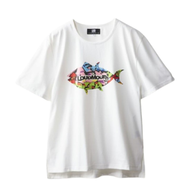 サイズ：M　LOUDMOUTH メンズ TT ハンソテ゛Tシャツ（999）　　