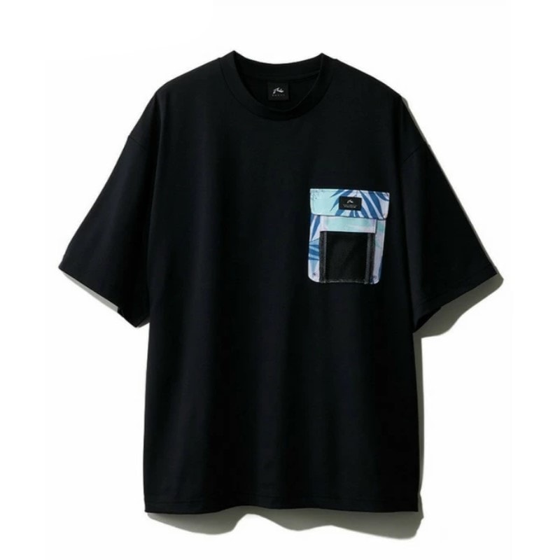 サイズ：L　RUSTY メンズ TT ハンソテ゛Tシャツ（BLK）　　