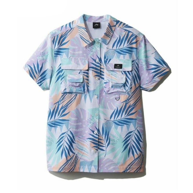 RUSTY レディース フィッシング ユーティリティーシャツ（S・KHA） RUSTY レディース フィッシング ユーティリティーシャツ（S・KHA