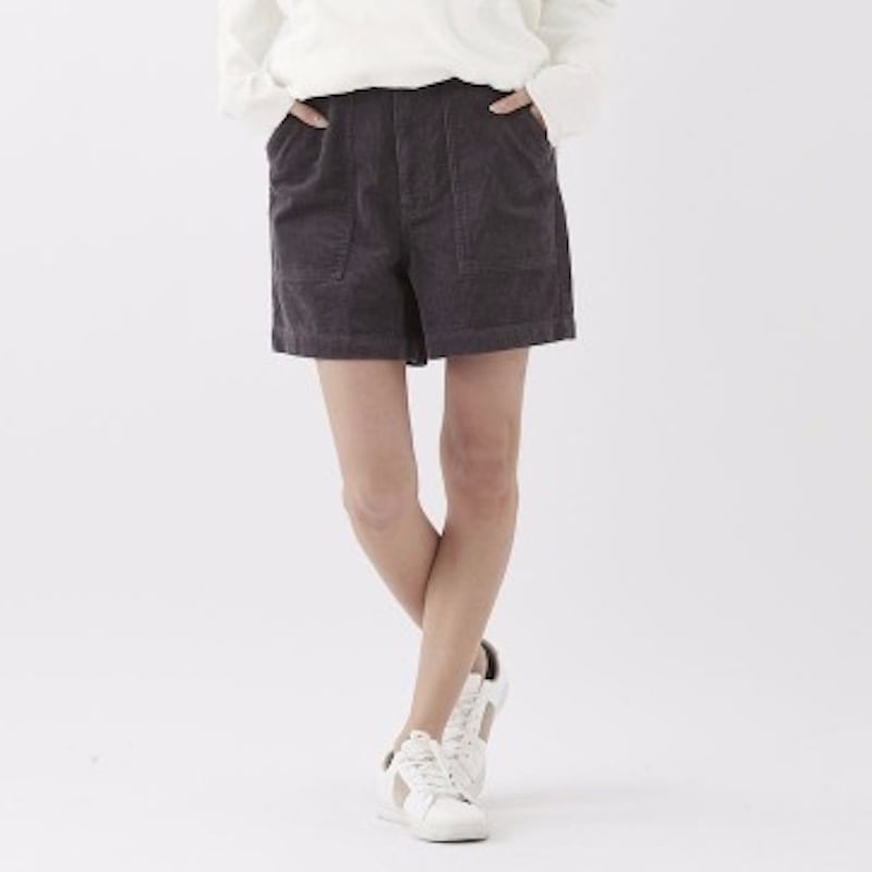 サイズ:M Ocean Pacific レディース コーデュロイ ショートパンツ(CGY)