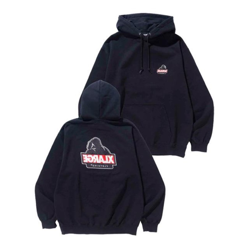 X-LARGE COLLEGE LOGO HOODED XL ASH メンズ XLサイズ】X-LARGE メンズ STANDARD LOGO HOODEDSWEATSHIRT