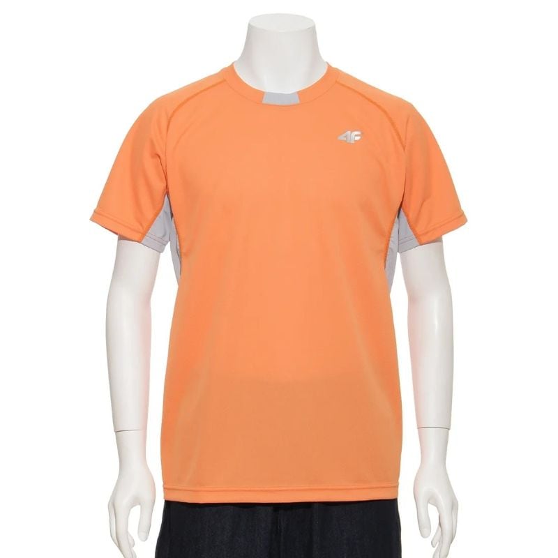 サイズ：M　4F メンズ クルーネックTシャツ（ORANGE）　　