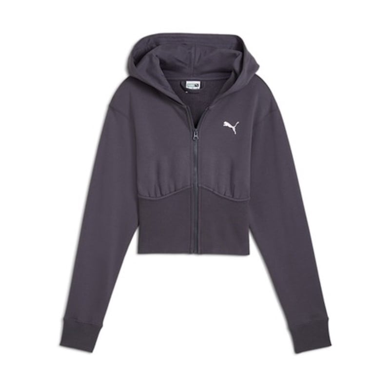 【Mサイズ】PUMA ウィメンズ DARE TO GYM2K クロップド Tシャツ  (GALACTIC GRAY)　　