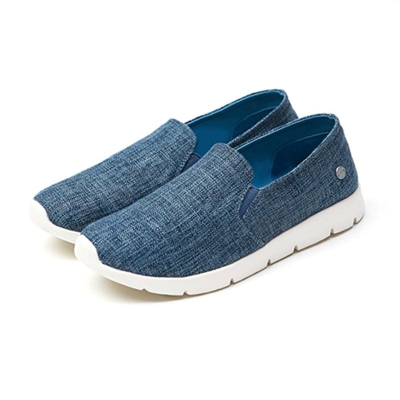 【24.5cm】SKONO レディース Light linen comfort Shoes（BLUE）　　