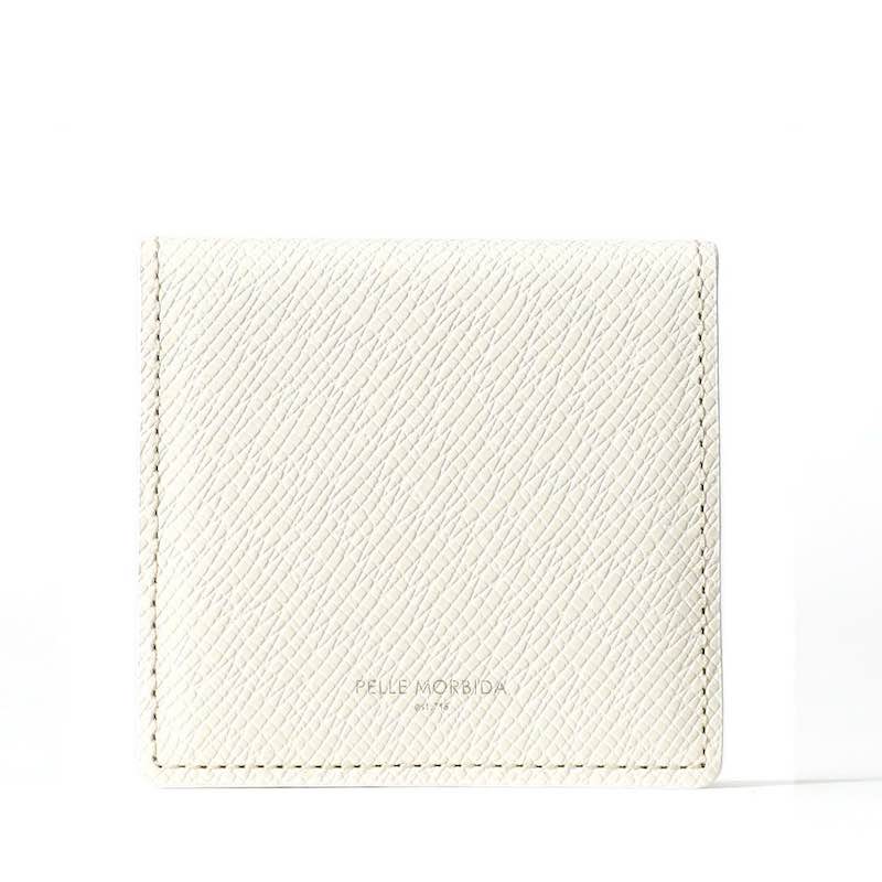 ペッレモルビダ PELLE MORBIDA バルカ ボックス型 コインケース PMO-BA309 (WHT)　　
