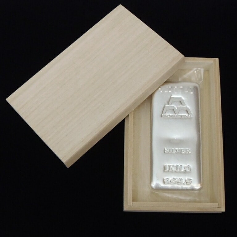 純銀インゴット,1000g(1kg) | 堀田商事公式オンラインショップ