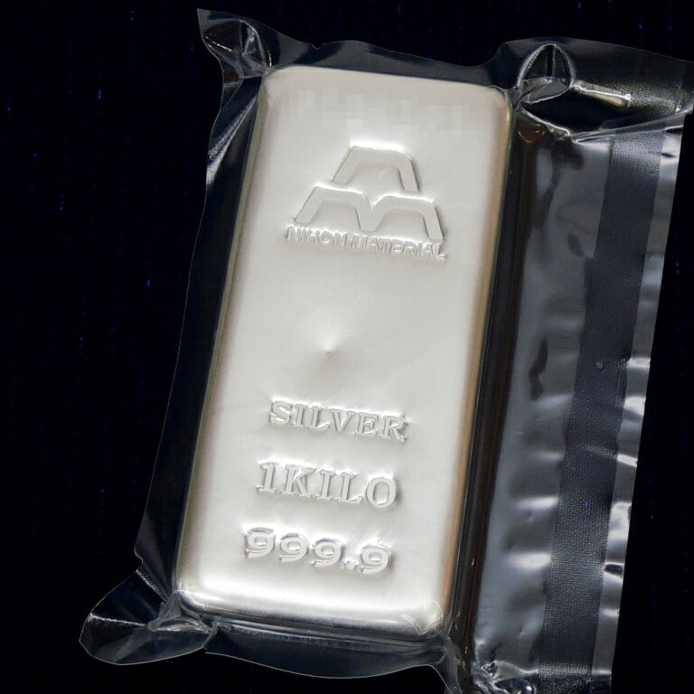 純銀インゴット,1000g(1kg) | 堀田商事公式オンラインショップ