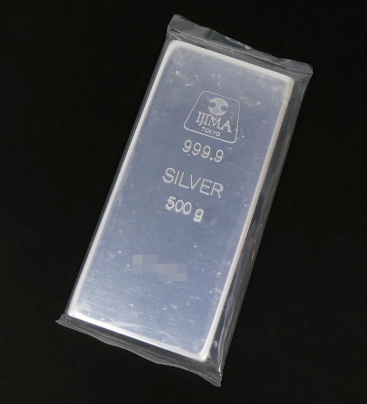 純銀インゴット,500g | 堀田商事公式オンラインショップ