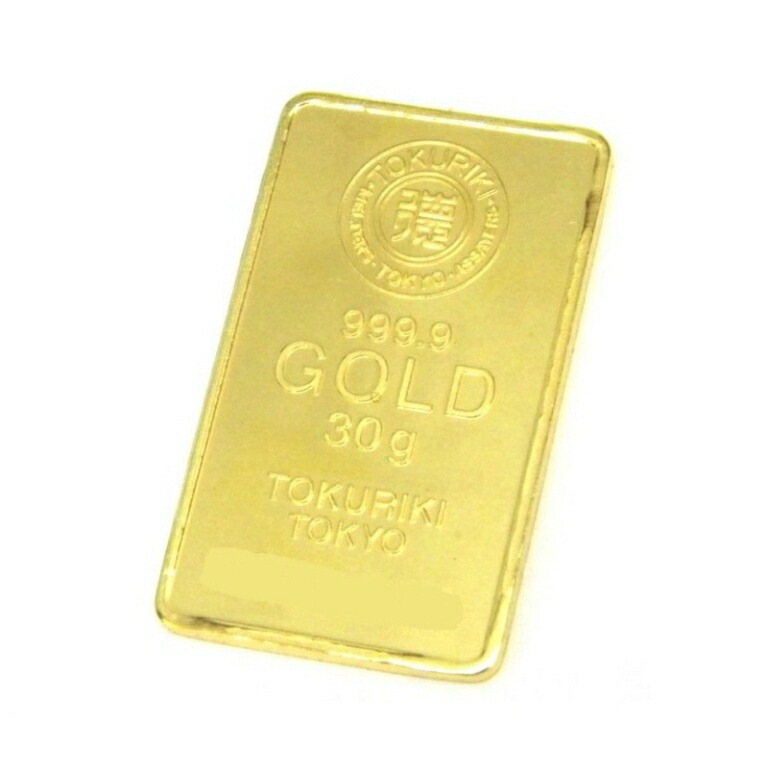 ゴールドバー24k 新品】徳力本店 純金 インゴット ゴールドバー 24金 30g K24 金塊