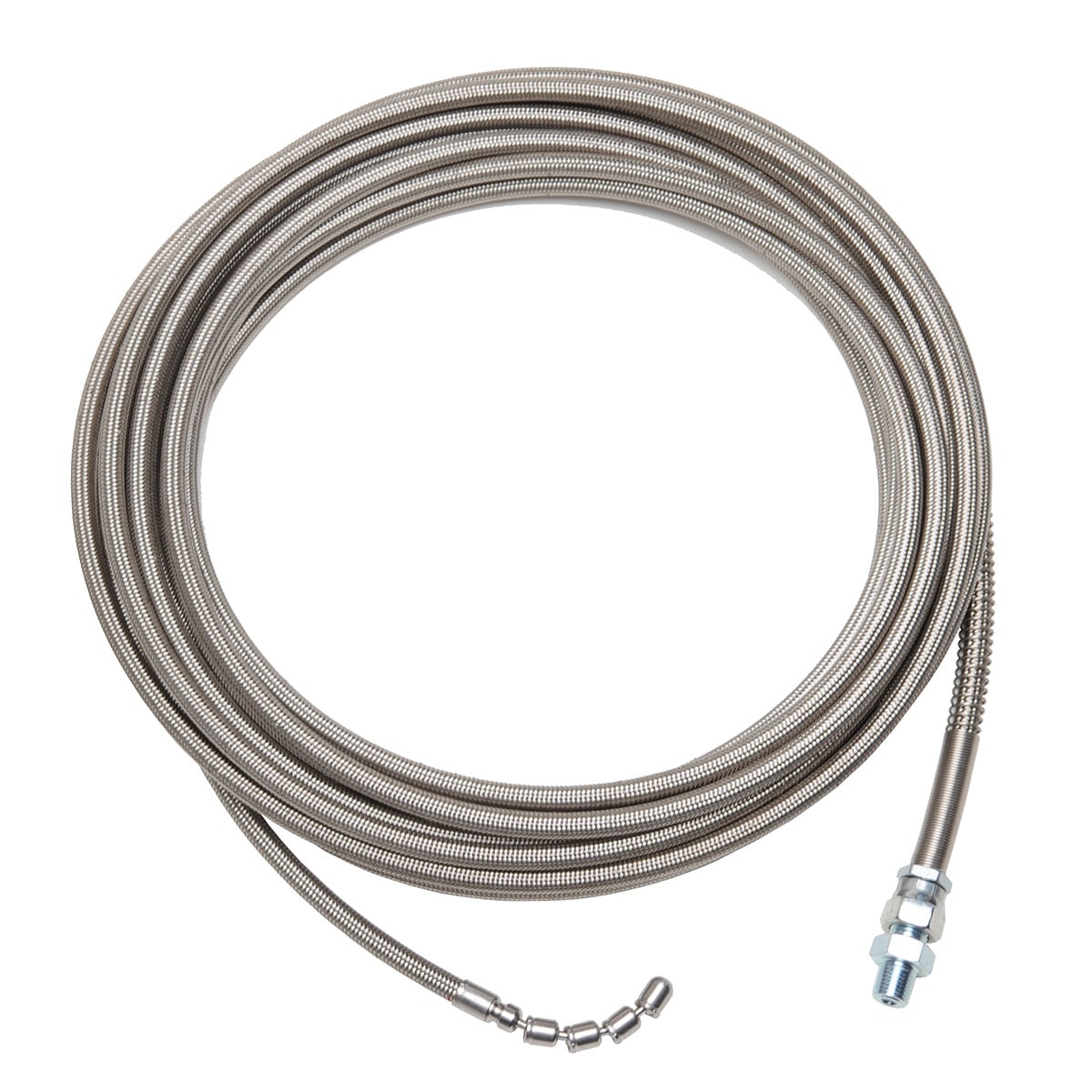 誘導スズラン付き　ステンレスワイヤーブレード  洗管ホース 内径6.0mm