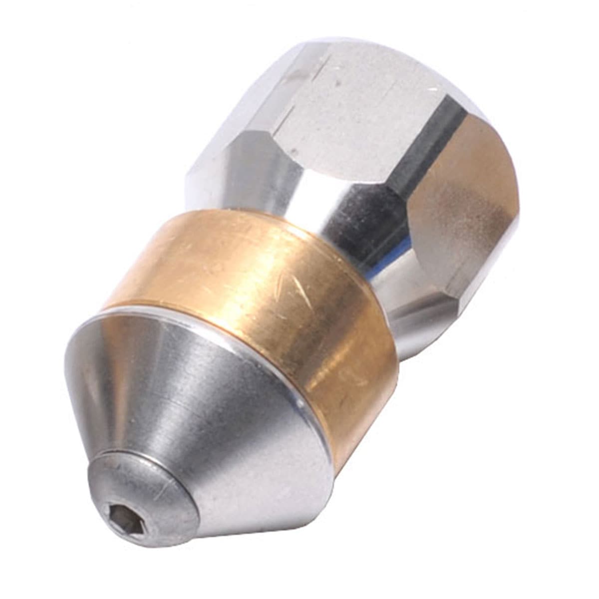 1/4・3/8サイズ ロータリー逆噴射ノズル 1.0mm3穴 | 排水管洗浄用部材