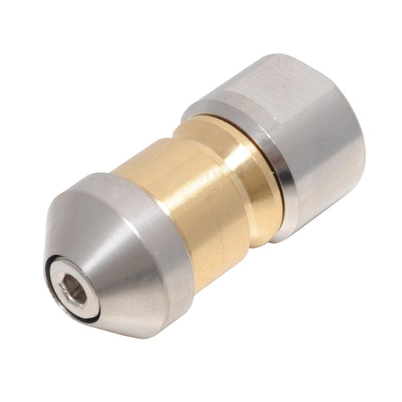 1/4サイズ 国産 洗管用ロータリーノズル 逆噴射ノズル