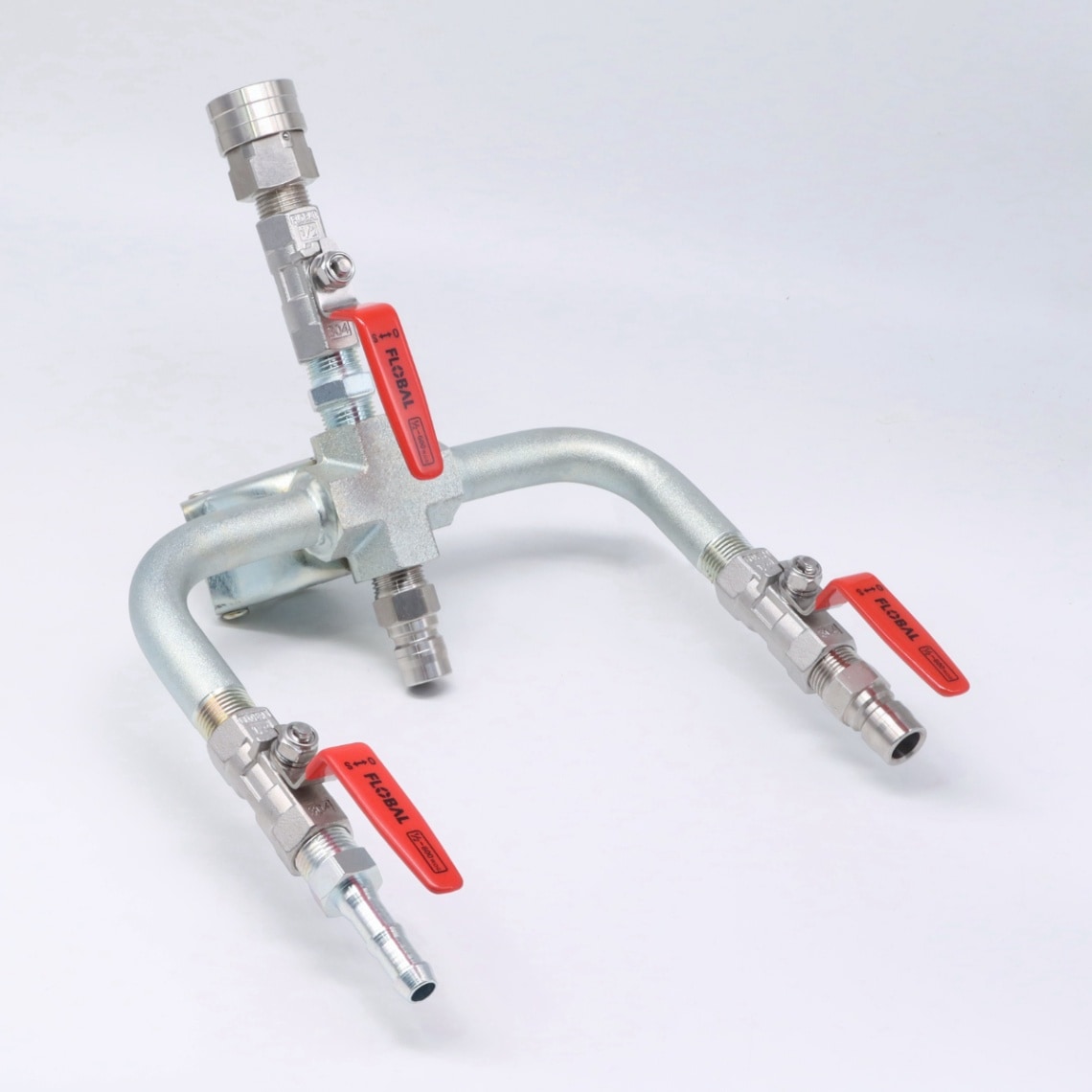 高圧洗浄機用ステンレスバルブ VLV-2000PSI-04 ロック 高圧洗浄機用14Mpa フルボアステンレス