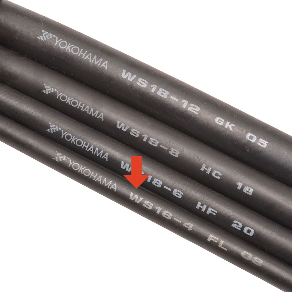 WS18Z-04 （1/4）ソケットレスホース ホースのみ | 油圧部材,油圧