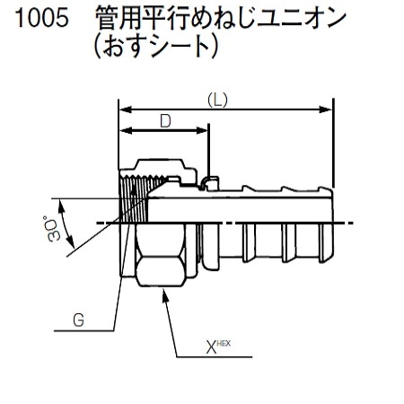LAR1005　WS18Z専用ホース金具　サイズ-04 -06 -08 -12